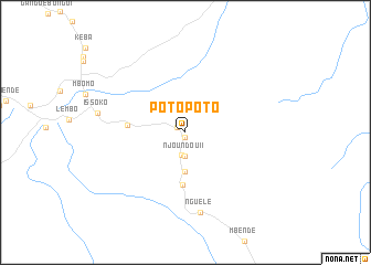 map of Poto-Poto