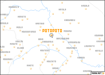 map of Poto Poto