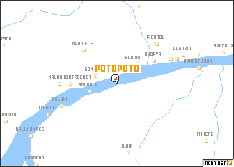 map of Poto-Poto