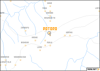 map of Potoro