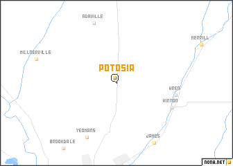 map of Potosia