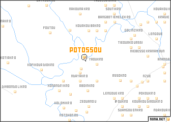 map of Potossou