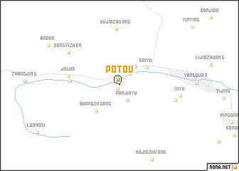 map of Potou