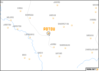 map of Potou