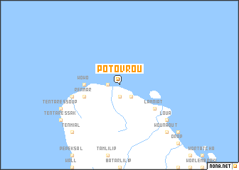 map of Potovrou