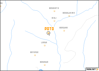 map of Poto