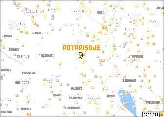 map of Potprisoje