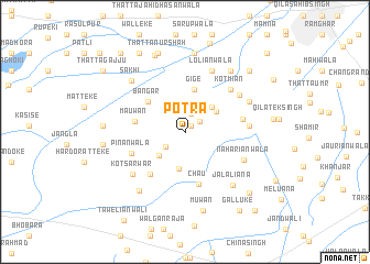 map of Potra