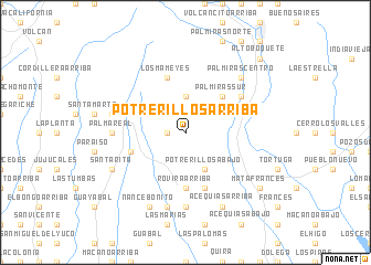 map of Potrerillos Arriba
