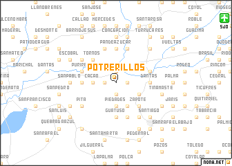 map of Potrerillos