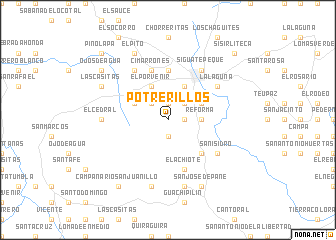 map of Potrerillos