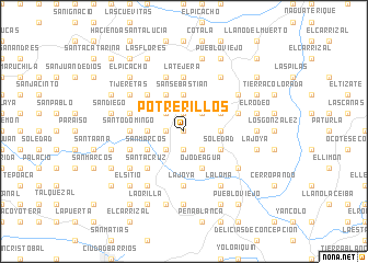 map of Potrerillos