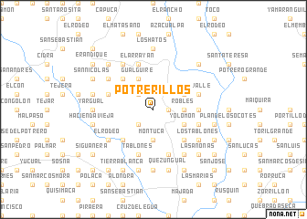 map of Potrerillos