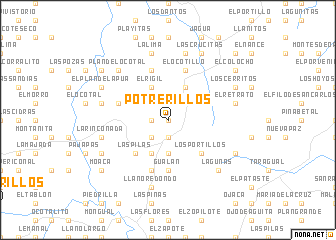 map of Potrerillos