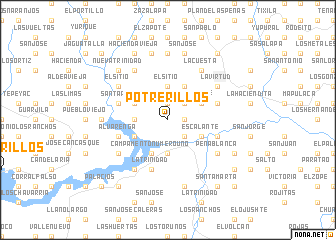 map of Potrerillos