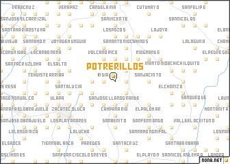 map of Potrerillos