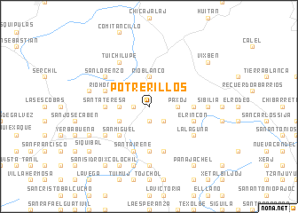 map of Potrerillos