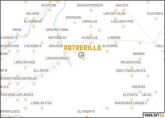 map of Potrerillo