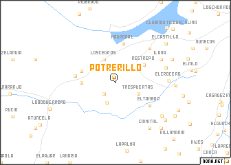 map of Potrerillo