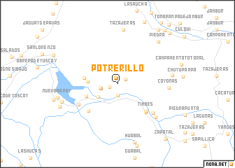 map of Potrerillo