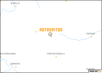 map of Potreritos