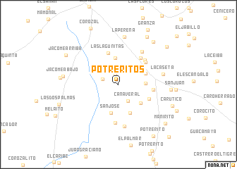 map of Potreritos