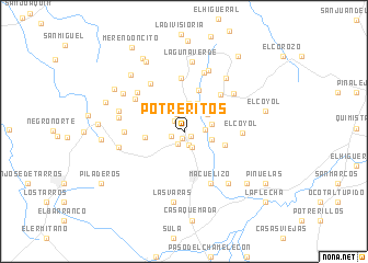 map of Potreritos