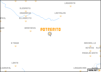 map of Potrerito