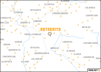 map of Potrerito