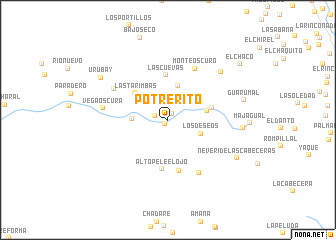 map of Potrerito