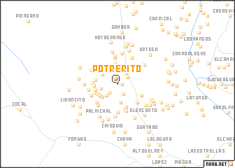 map of Potrerito