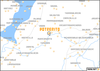 map of Potrerito