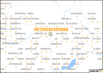 map of Potrero Cerrado