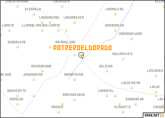 map of Potrero El Dorado