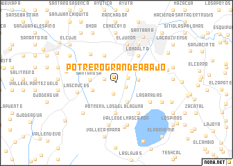 map of Potrero Grande Abajo