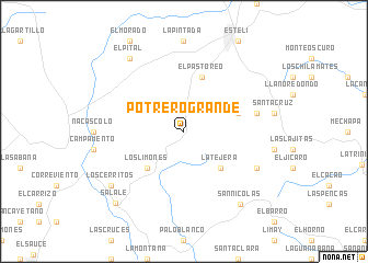 map of Potrero Grande