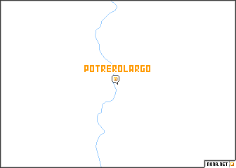 map of Potrero Largo