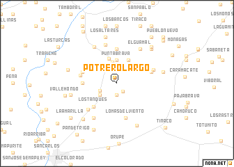 map of Potrero Largo