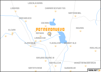 map of Potrero Nuevo