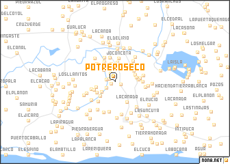 map of Potrero Seco