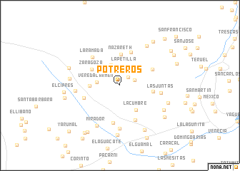 map of Potreros