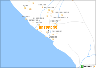 map of Potreros