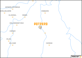 map of Potrero