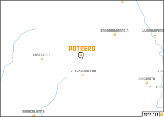 map of Potrero