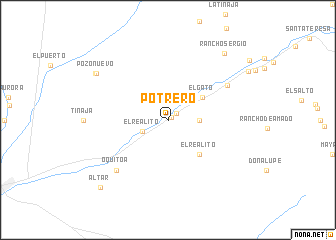 map of Potrero