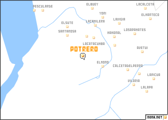 map of Potrero