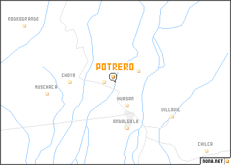 map of Potrero