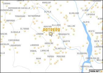 map of Potrero