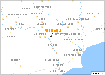 map of Potrero