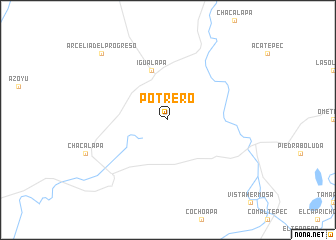 map of Potrero
